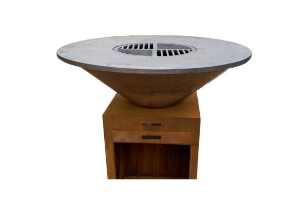 Feuerplattengrill Cortenstahl -...