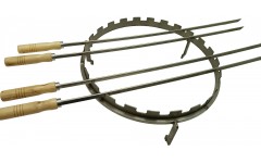 Spießset für Feuerplattengrill