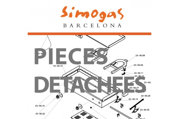 Kontrollleuchte Elektro-Planchas SIMOGAS