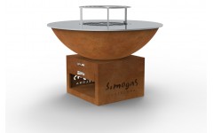 Brasero corten - Modelo Saturno M - 100cm
