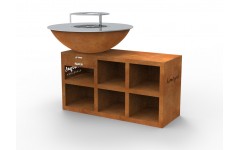 Feuerplattengrill Corten Jupiter L - 100cm