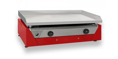 Plancha électrique CHROME DUR RAINBOW rouge 70cm Plancha électrique CHROME DUR RAINBOW rouge 70cm