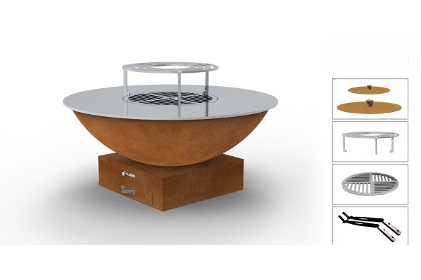 Pack complet Brasero Corten...