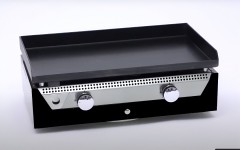 Plancha Gaz Acier Laminé 6 mm, 4 lignes de feu - Simogas Rainbow Black