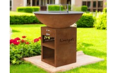 BRASERO Corten: Modèle Saturn 100cm