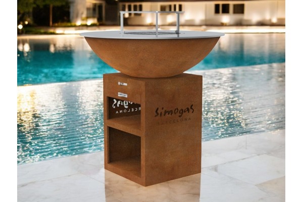 Brasero corten - Modelo Saturno L -...