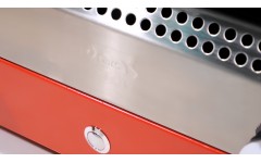 Plancha Gaz Acier Laminé 6 mm, 4 lignes de feu - Simogas Rainbow Red