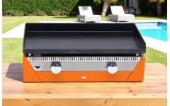 Plancha RAINBOW Naranja Acero | Simogas