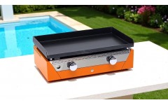 PLANCHA GAS RAINBOW ORANGE gewalzter Kohlenstoffstahl