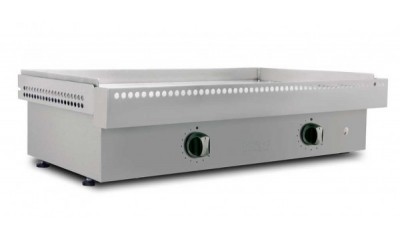 Plancha inox en chrome dur au gaz