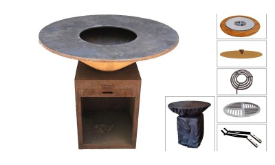 Packs Feuerplattengrills