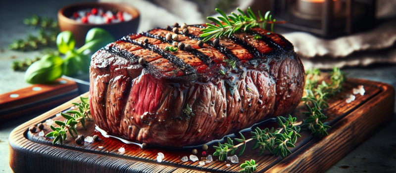 Marinade de filet mignon à la plancha