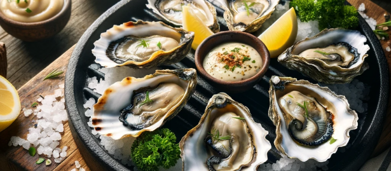 Huitres à la plancha