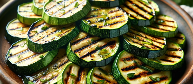 Courgettes à la plancha