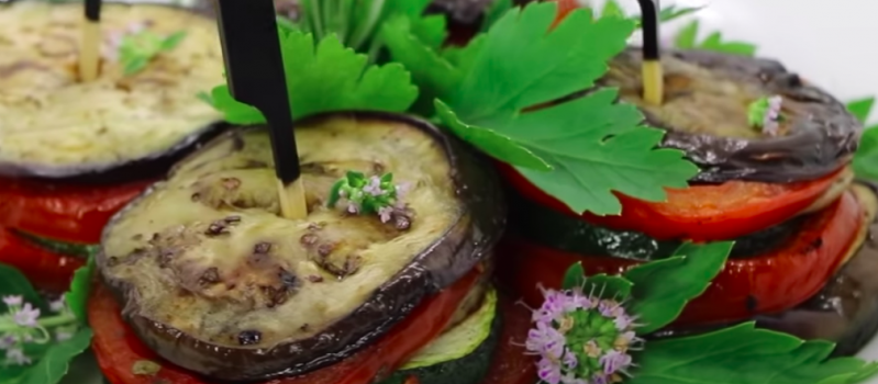 Recette du tian de légumes à la plancha